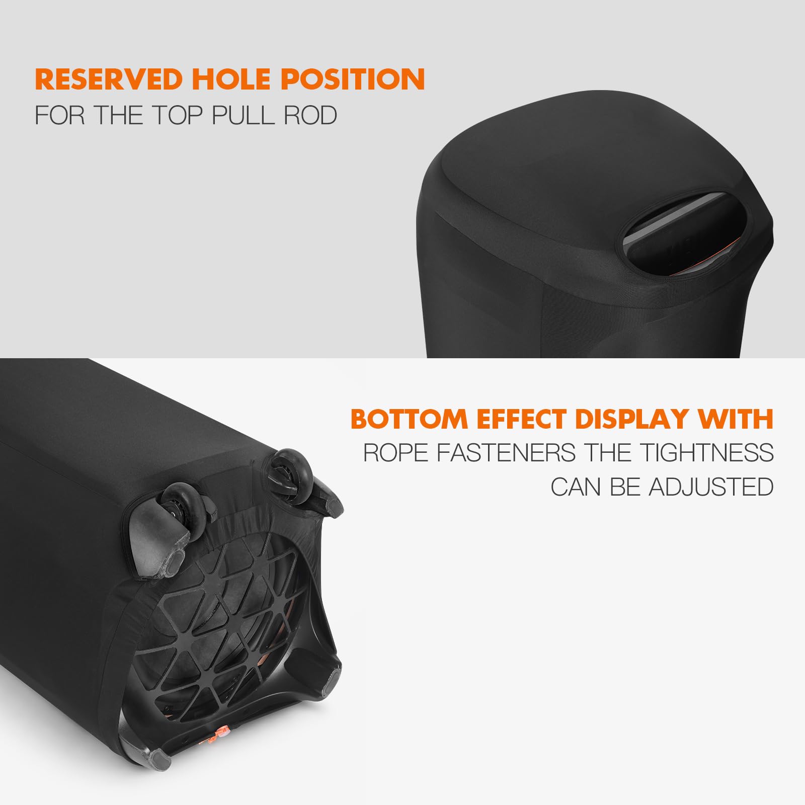 Schutzhülle für JBL PartyBox Ultimate Lautsprecher, Staubschutz Tasche Hülle mit Elastischem Band Drawstring Slip Sleeve (for JBL partybox Ultimate)