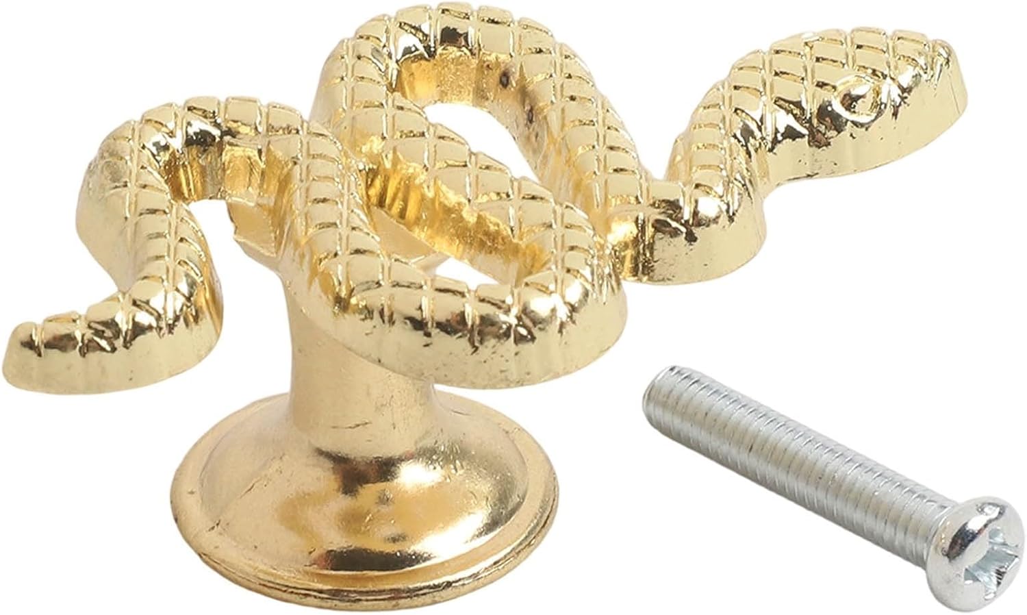 Snake Funiture Shape Zinc Alloy Cabinet Knobs Door Handles Drawer Pulls For Room Furniture(gold)