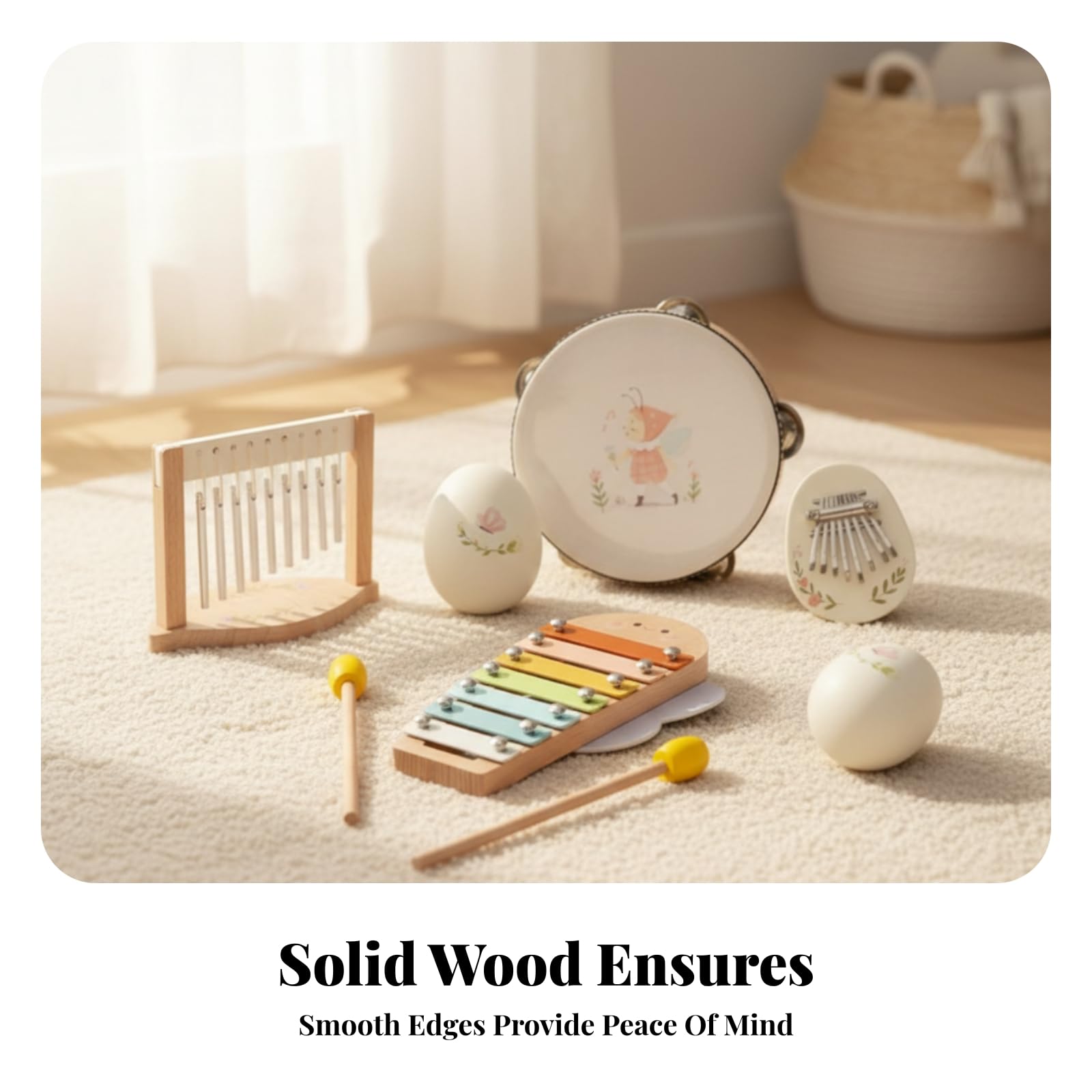 S D'instruments Musique Non Toxique | éducatif, Naturel, pr Crèche, Enfants, Bébés