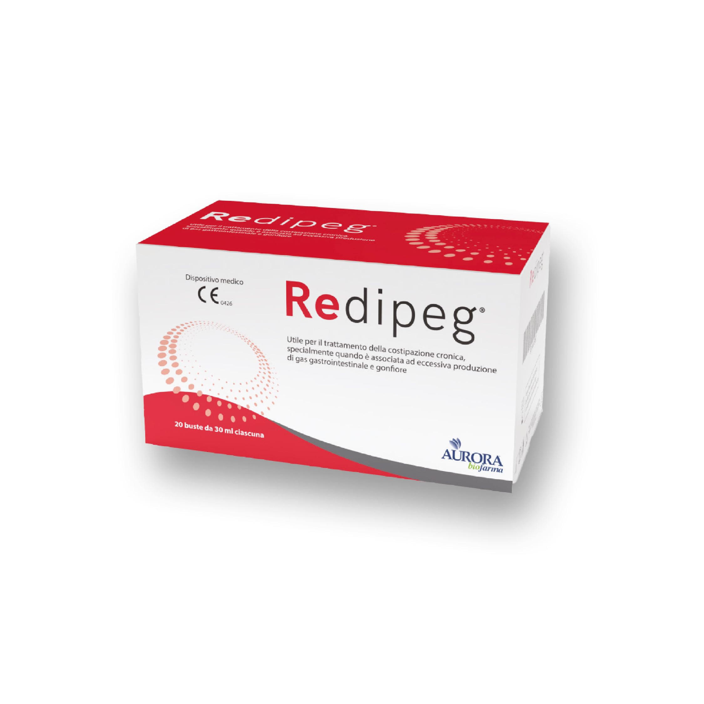 Aurora Biofarma - Redipeg Dispositivo Medico per la Stitichezza 20 Stick Pack 30ml