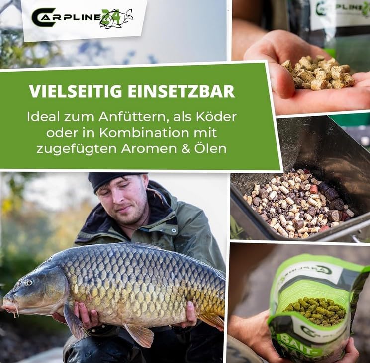 Carp Partikel Mix - 25 Kg - Karpfenfutter zum Anfüttern & Angeln von Karpfen, Carp Baits, Mais und Tigernüsse als Angelköder
