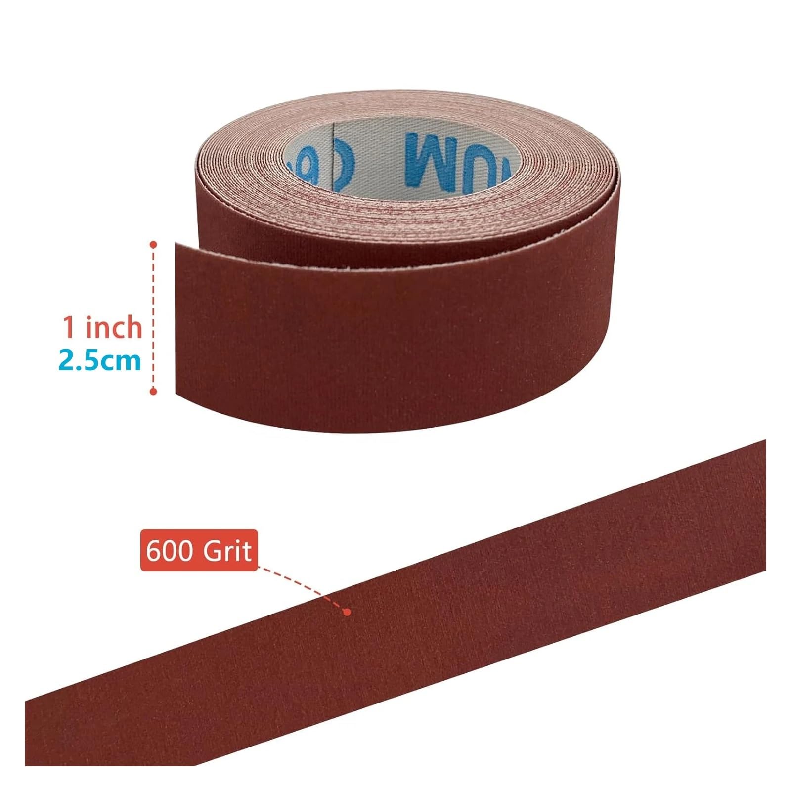 1-Zoll-Schmirgelleinenrolle for Holzschleifen von Metall