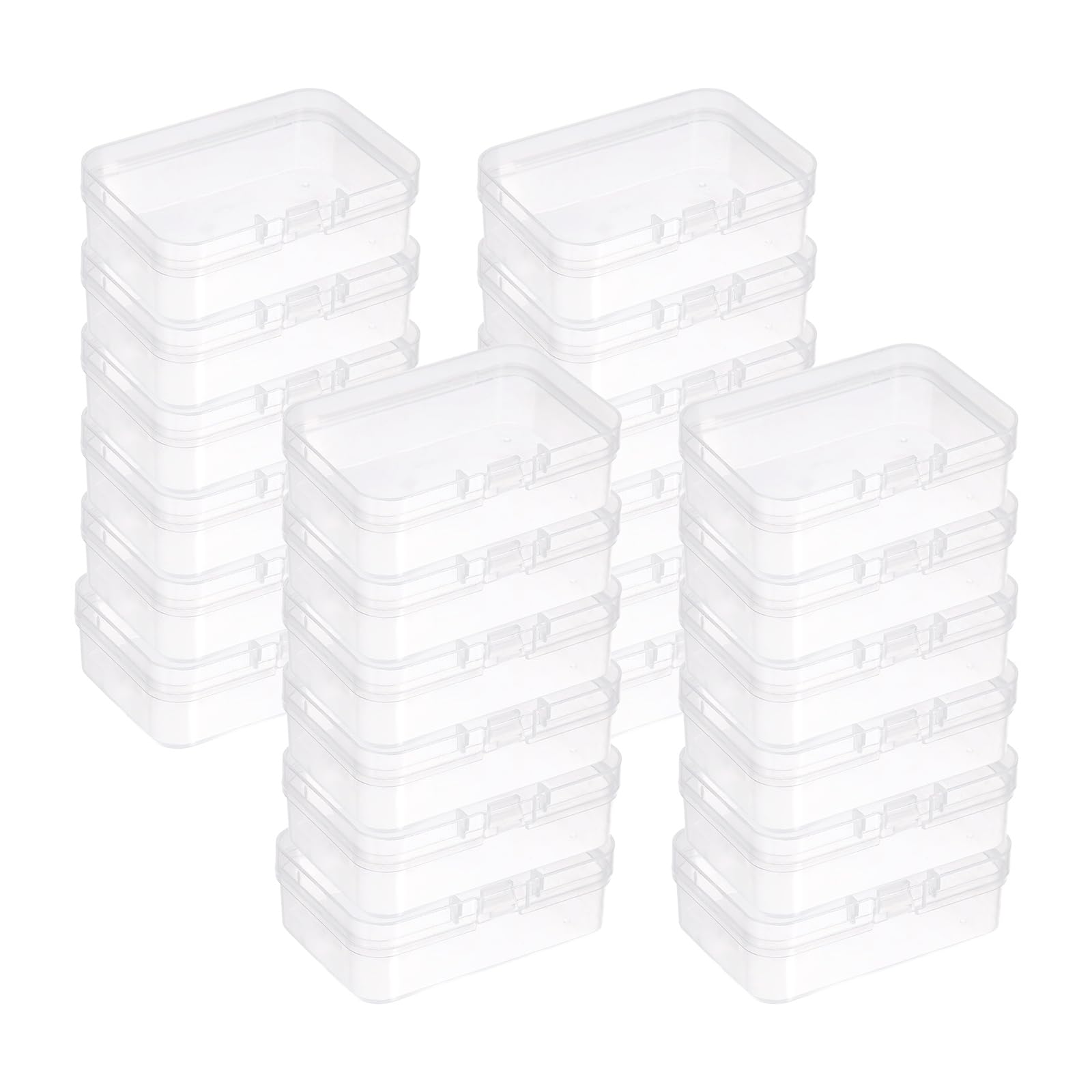 Petits articles d'artisanat bien triés grâce aux mini boîtes plastique rectangulaires