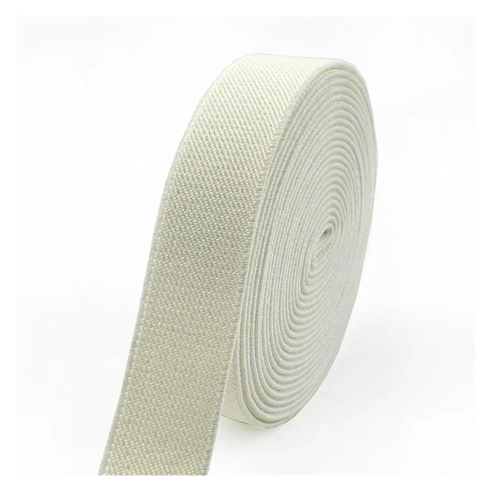 2-10 metrów 25mm spodnie z gumką w pasie do szycia gumowa wstążka pasy bielizna rozciągliwa taśma dodatki krawieckie DIY(Beige,25mm-10Meters)