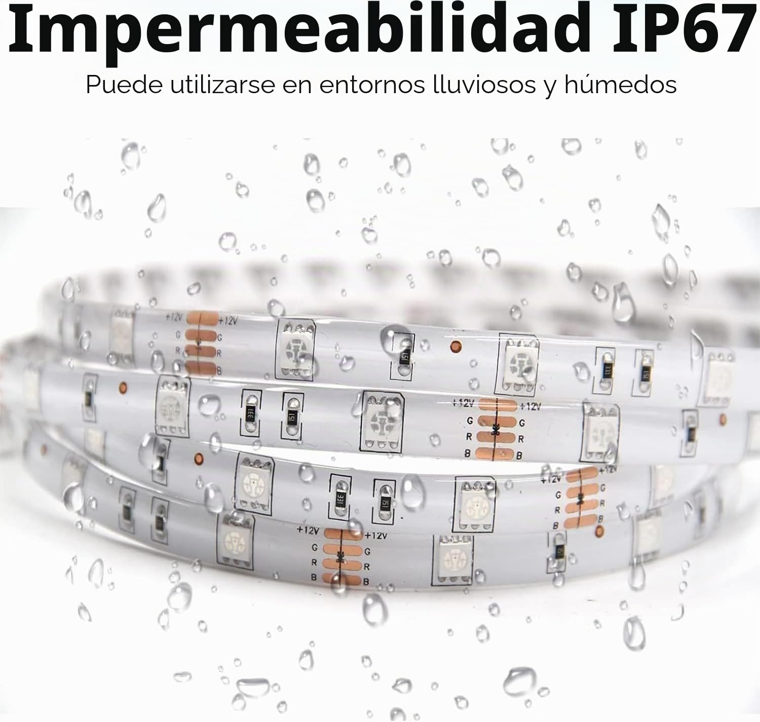 Tira de luz LED RGB de 15 metros de largo, funciona con energía solar, con parte trasera autoadhesiva, con función de encendido/apagado automático, entrega con mando a distancia y temporizador, ideal