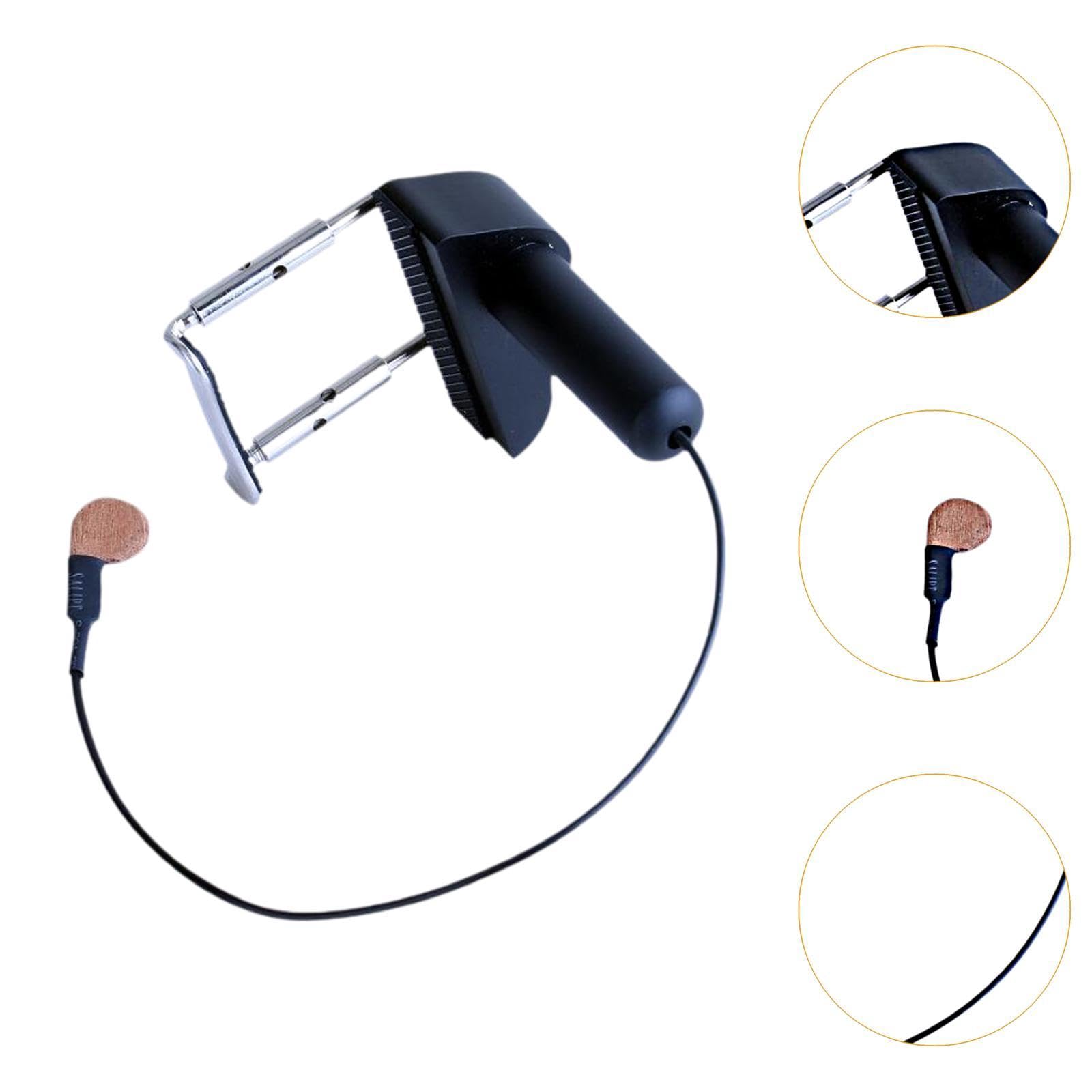 Pickup per violino Pickup a collo d'oca Pickup per microfono professionale facile da installare Pickup per violino piezoelettrico per chitarre