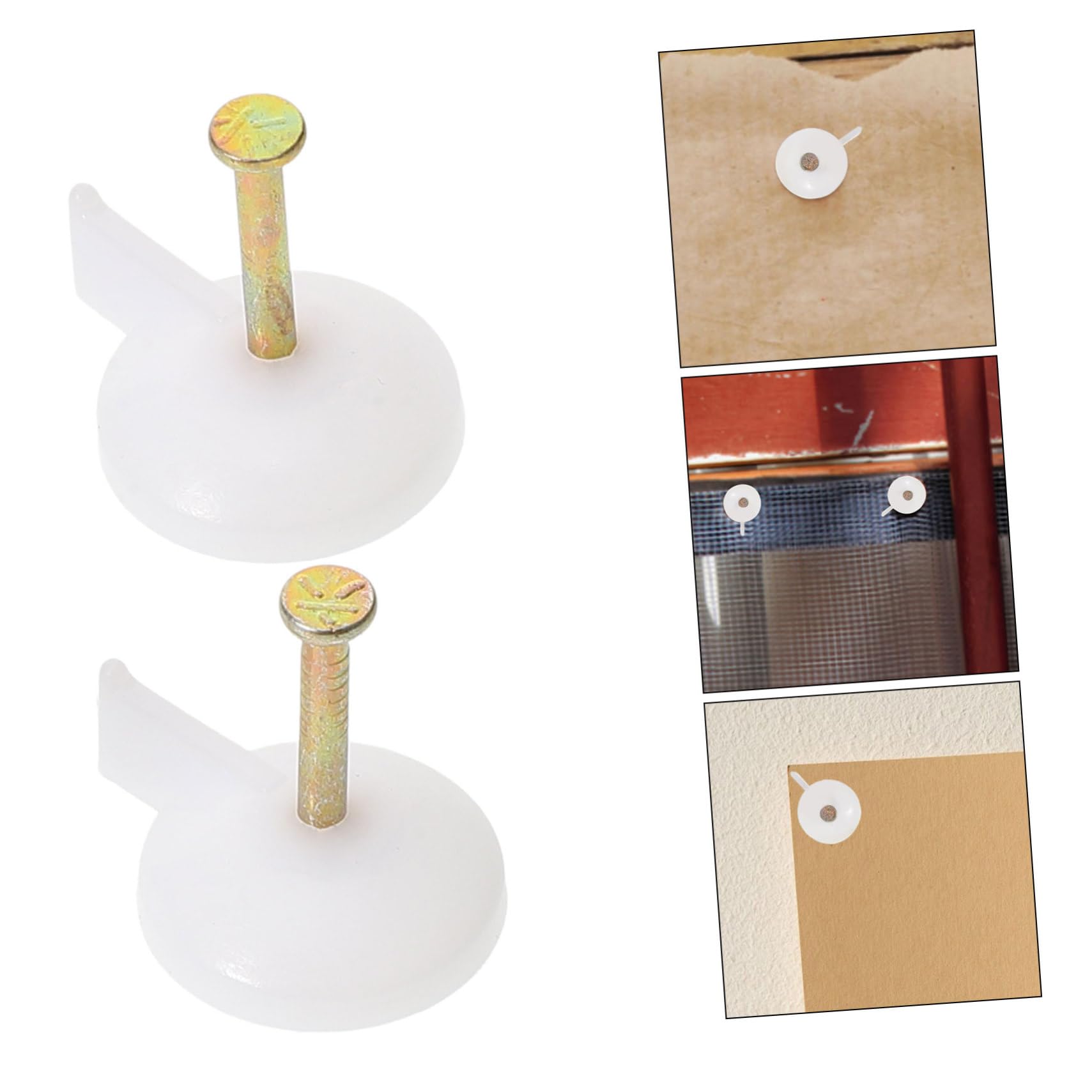 Angoily 500pezzi Chiodi Per Muro Cemento Chiodi Per Tende e Decorazioni Facili Da Installare Su Pareti Cartongesso e Soluzione Pratica Per Fissare Tende