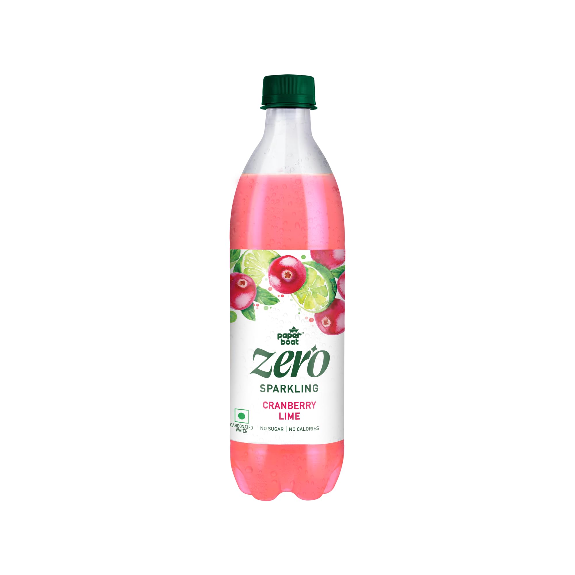 Paper Boat Zero Cranberry Lime Sparkling Water, 600 ml | Zero Sugar, Zero Calories | Sugar Free| Flavoured Carbonated Water | No Aspartame-picture-24
