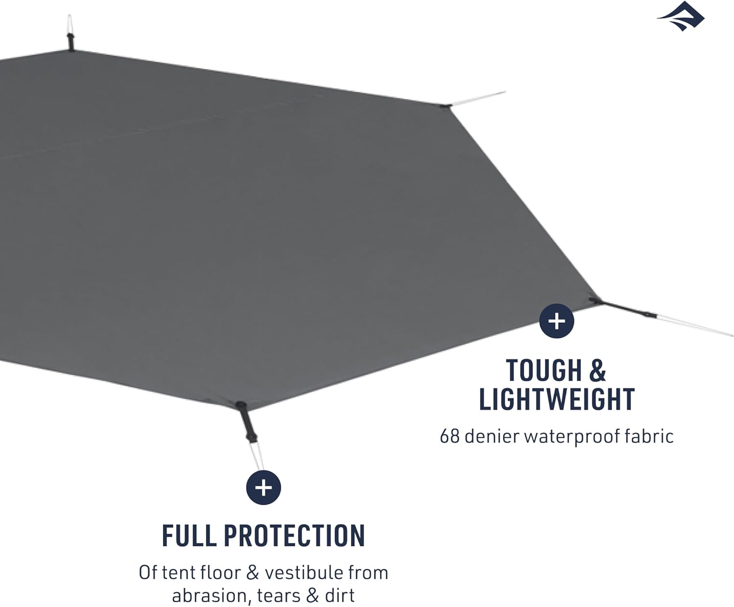 Sea to Summit Ikos Bigfoot Footprint for Ikos Lightweight Tent TR2, 2-Person Tent