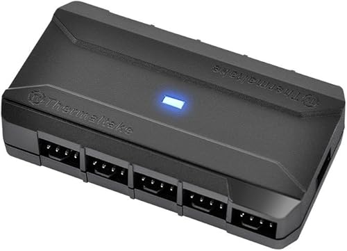 Miniatura 4 de Thermaltake 212159 Accesorio Ac-023-an1nan-a1 Comandante Fp 10 Puerto Hub Para Pwm Fans Retail