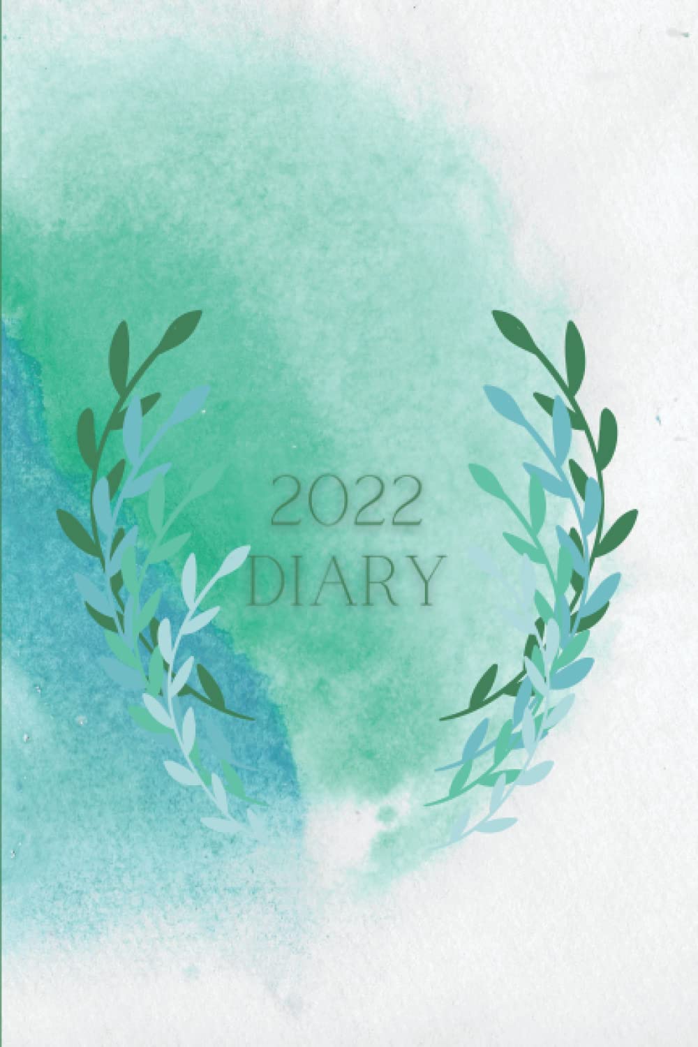 Dilly Dally Notebooks: 2022 Diary And Journal: 6" x 9" / 120 Lined and Blank Pages Perfect for Journal Notes Diary Floral