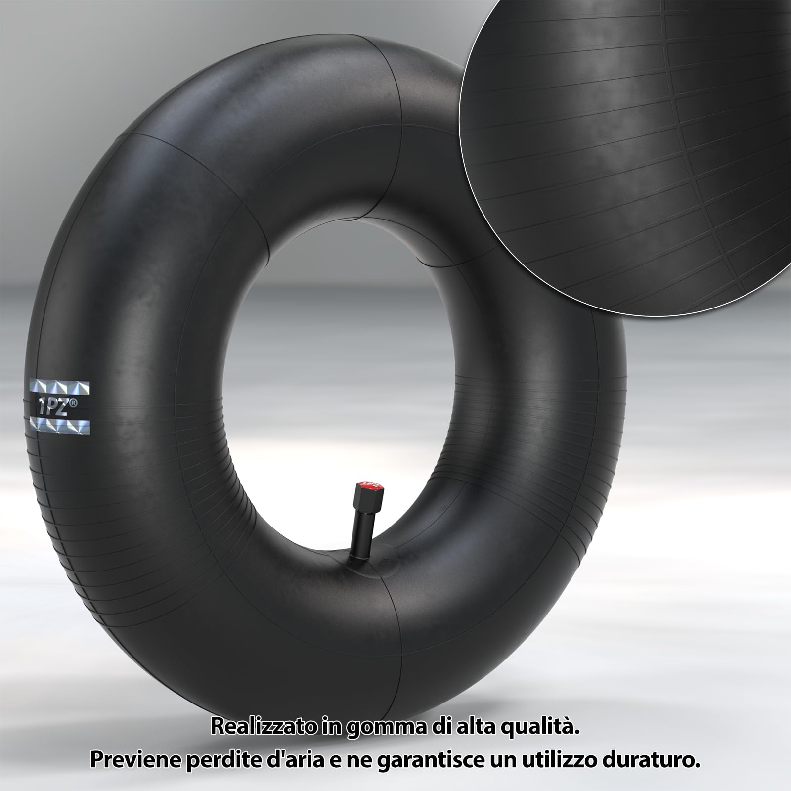 1PZ 15x6.00-6 Camere d'Aria Valvola Dritta per Carriola Tosaerba (2 Pezzi) | Per Carrello a Mano, Trattorino, Falciatrice, Rimorchio da Giardino, ATV, Valvola Dritta