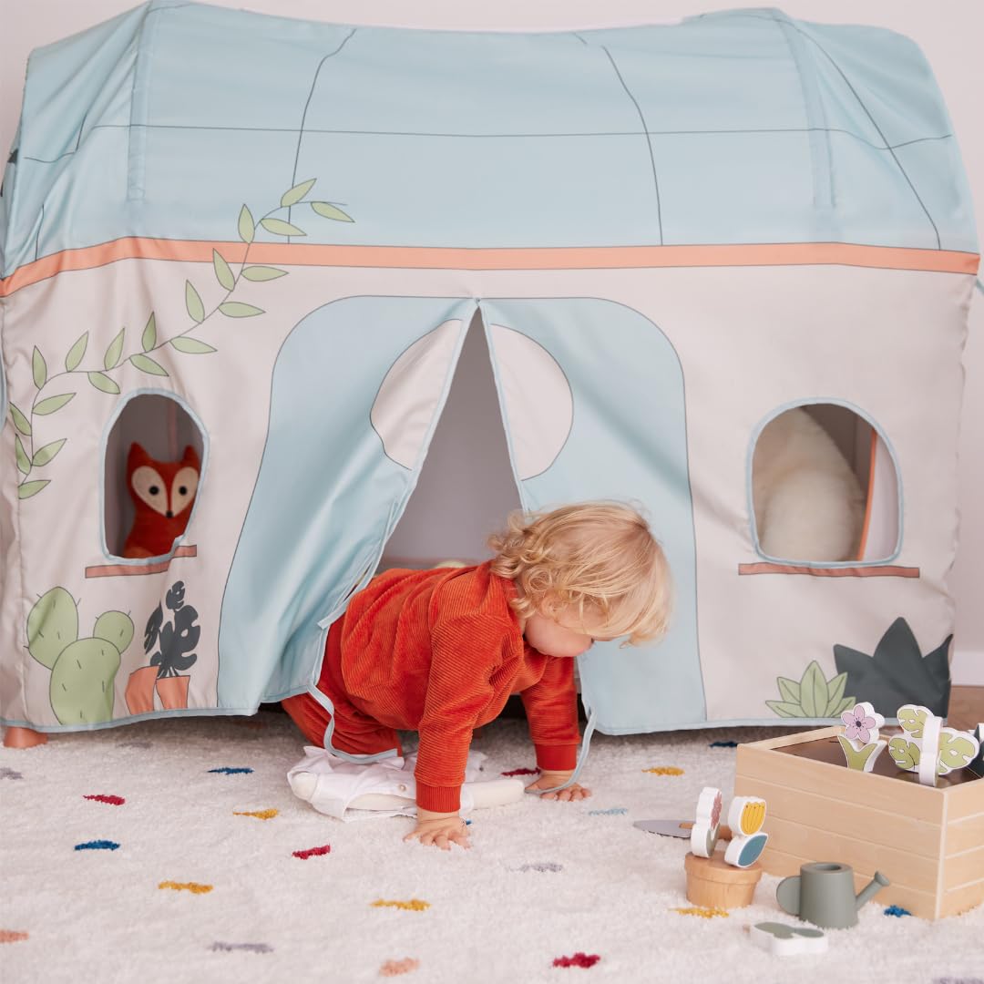 hauck Lettino Neonato Da Viaggio Dream N Play Plus - Set XXL Con Materasso, Tenda Gioco e Zanzariera - Culla Da Campeggio Pieghevole Con Borsa e Ampia Apertura - (Dusty Mint)