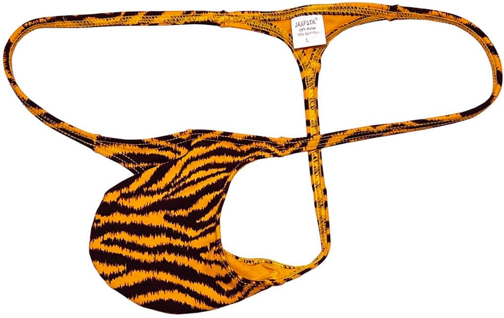 Men's Camouflage Micro Thong Stretchy String Mini Bikini Guys T-Back Pants