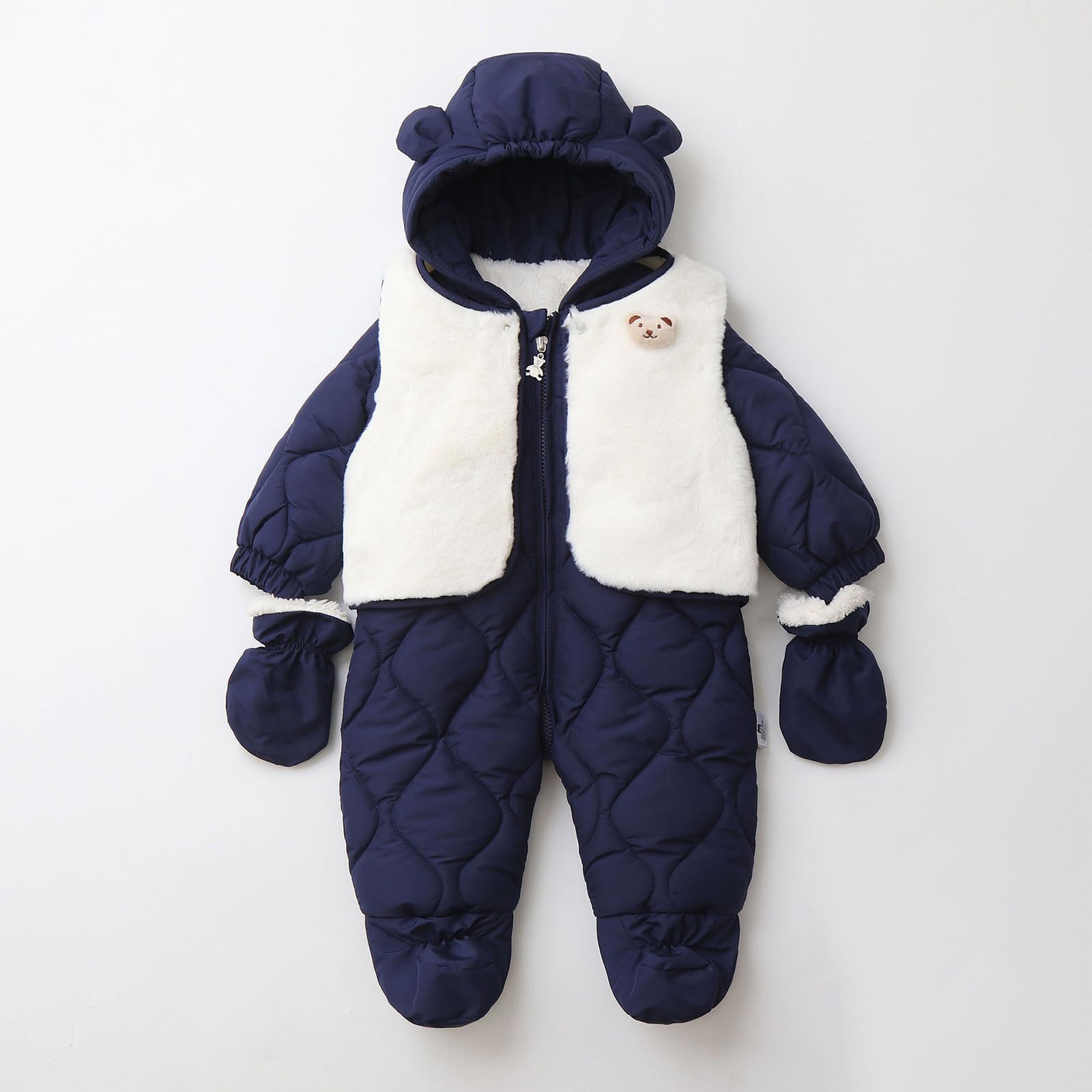Tutine per Neonati Vestiti per Bambini Manica Lunga Ragazze Manica Lunga Tutine Baby Neonato Pagliaccetto con Bottoncini Vestiti Bambino con Stampa Cartoon Baby Neonato Pagliaccetto