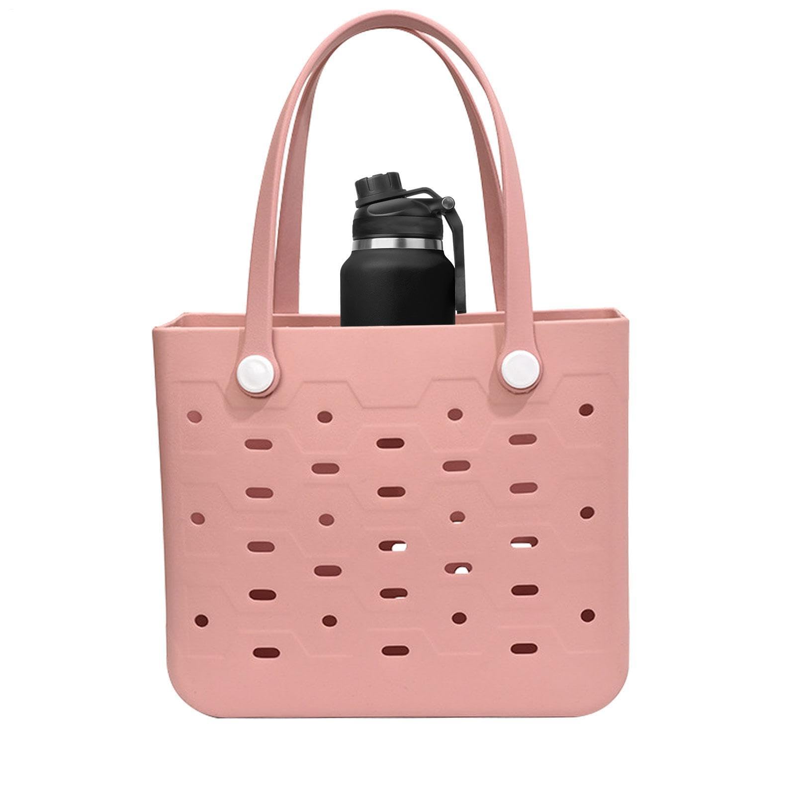 Strandtaschen für Damen, EVA-Tragetasche mit atmungsaktiven Löchern, große Kapazität, tragbare Handreisetasche für Damen und Mädchen