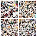 200 Stück Anime sticker - ASOG Aufkleber für Kind und Teens, Japanische Cartoon Vinyl Aufkleber für Laptop, Skateboard, Auto Sticker
