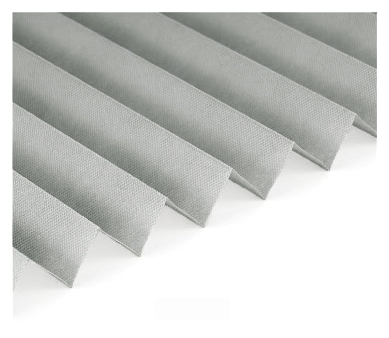 Temporary Blinds Self-Adhesive Pleated Blind High Shading Non-Woven Window Shade Bathroom Kitchen Balcony Blackout Curtain(Semi shading grey,60x180cm)