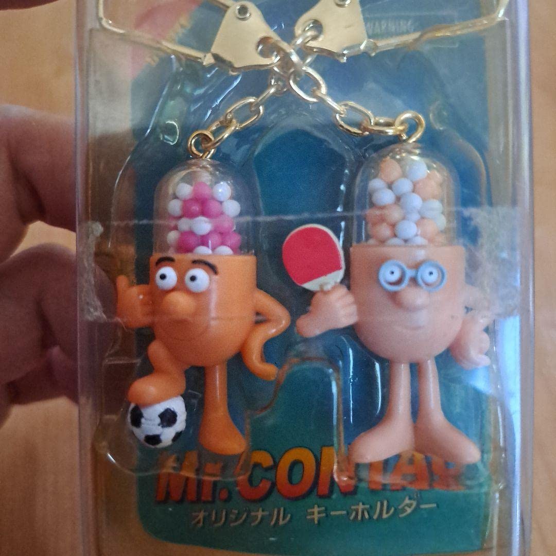 非売品レア！CONTAC キャラクター型キーホルダー 20個入り Amazon.co.jp: 非売品 コンタックMr.コンタックキーホルダー3つセット