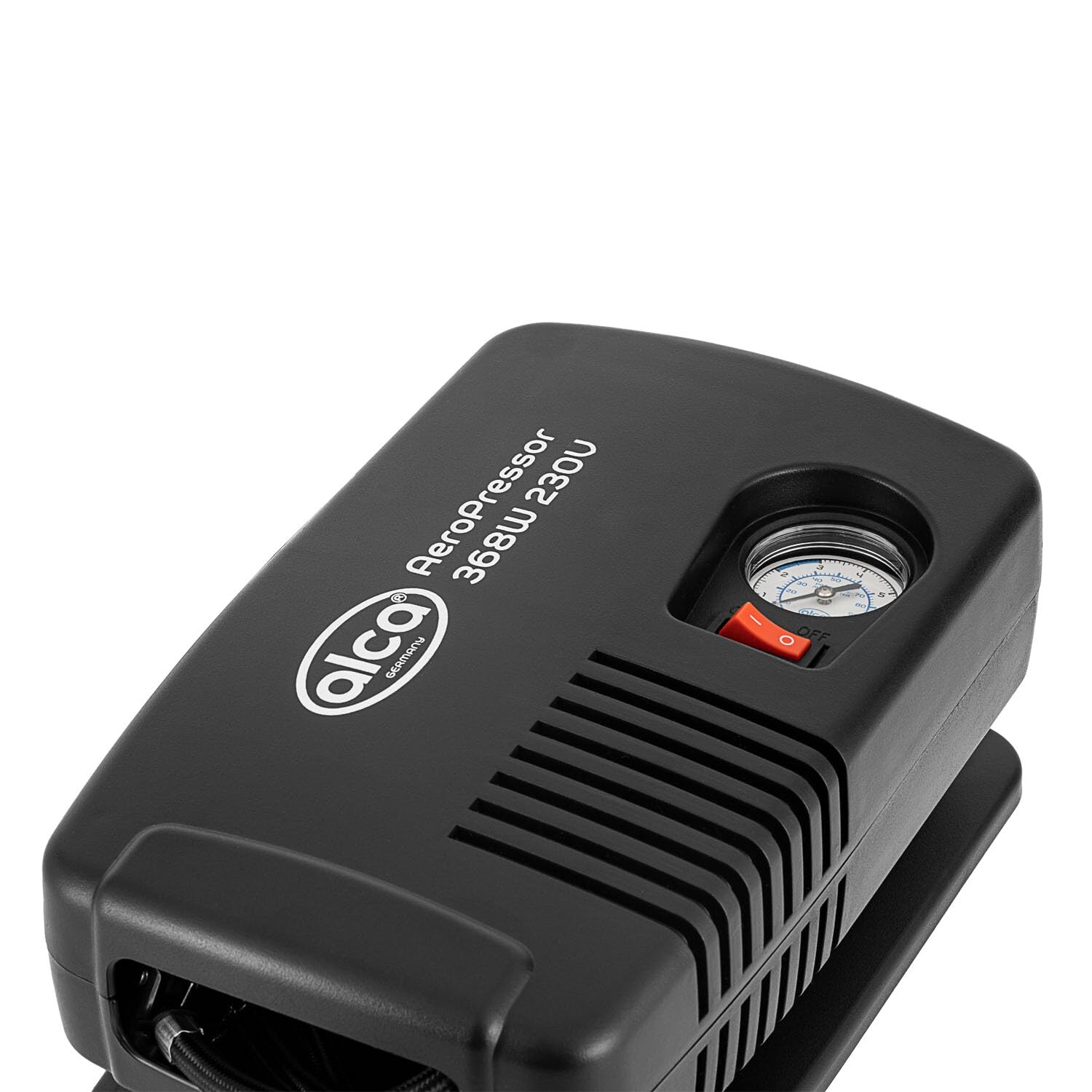 alca® Kompresor samochodowy i rowerowy – elektryczna pompka powietrza, kompresor 230 V, 8,8 bar, gniazdko