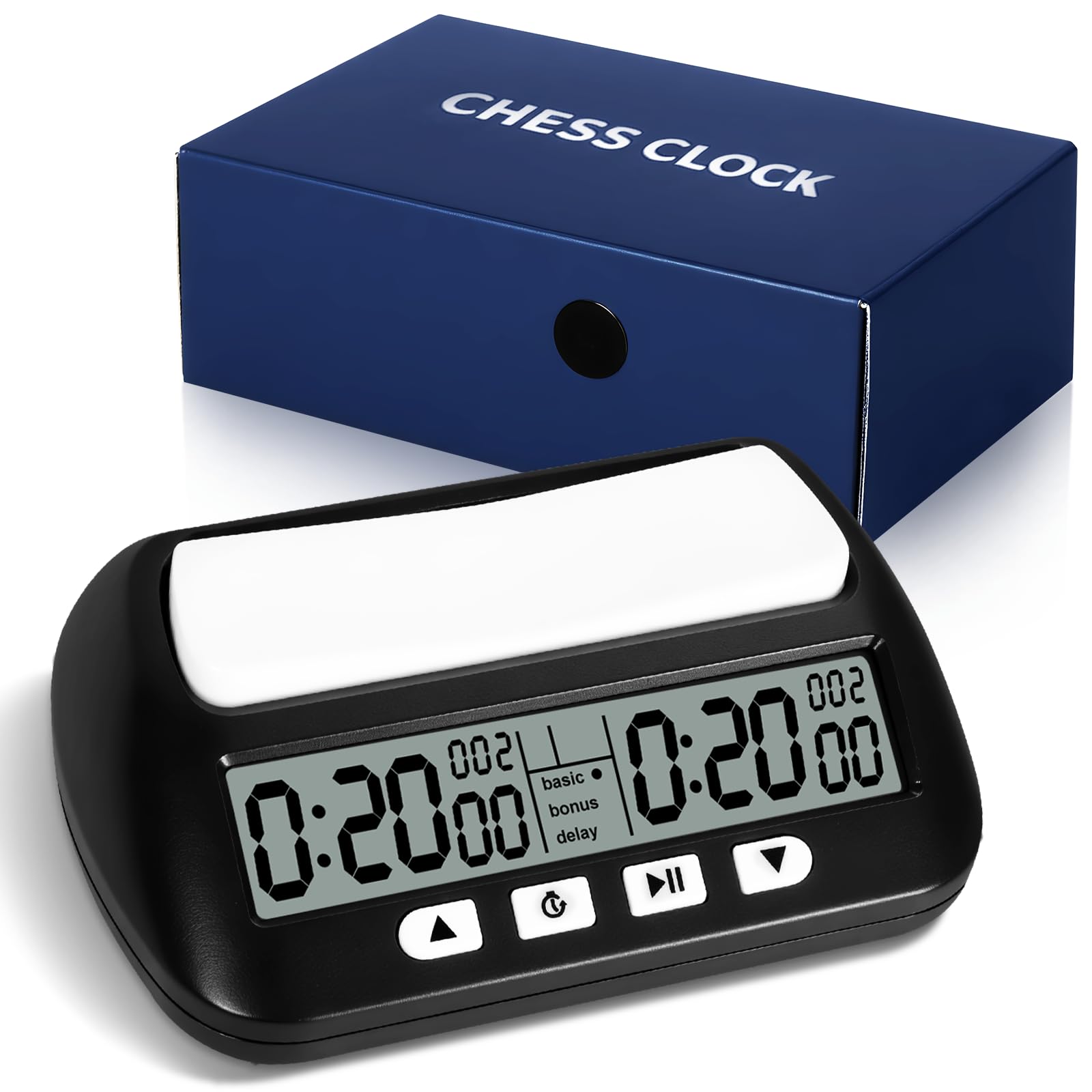 Professionelle Schachuhr Digital – Mit Bonus, Countdown & Delay Für Turniere & Zuhause