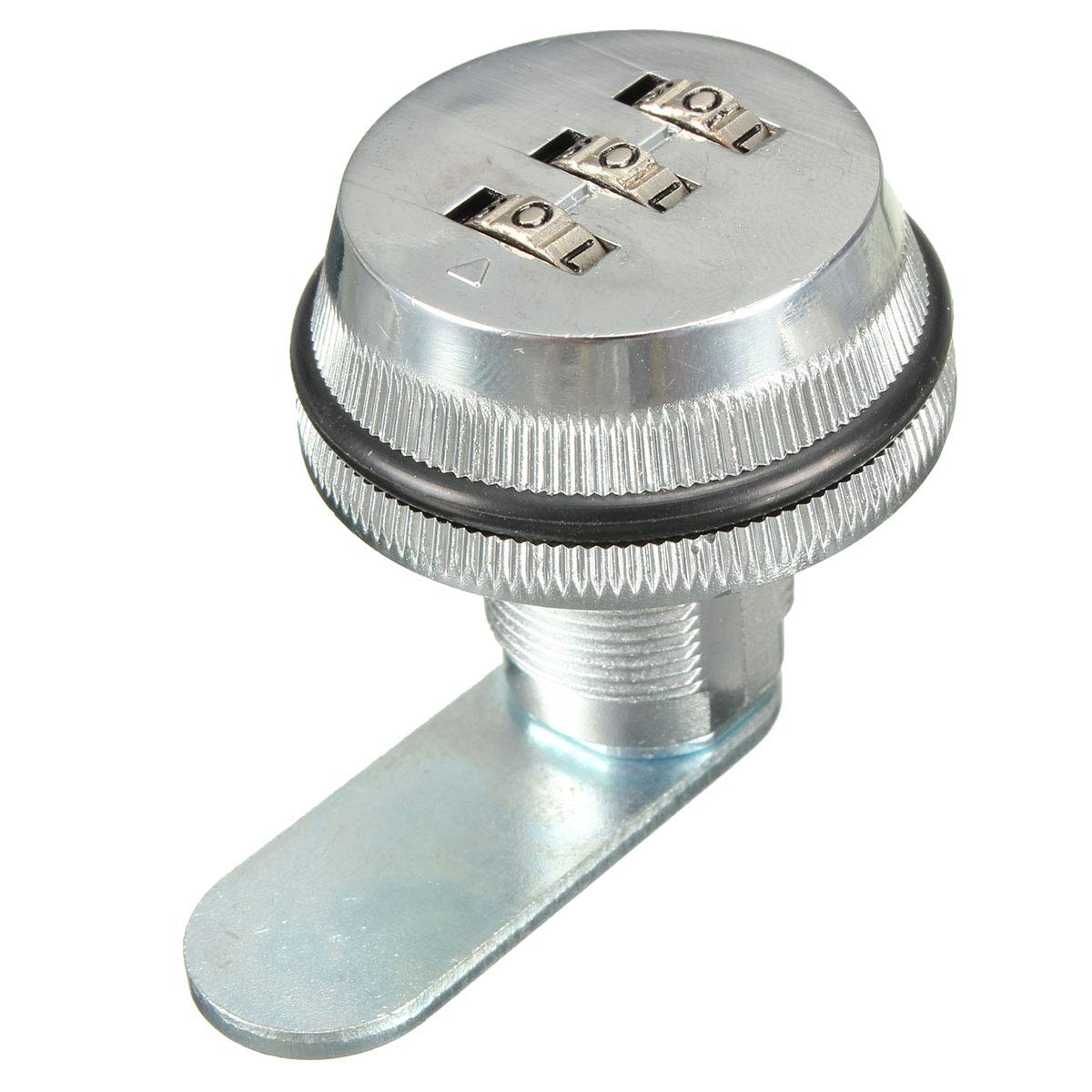 Serratura A Combinazione 3 Cifre - Per Armadietti, Cassette Postali E Cassetti - 2 Pezzi Argento - Foto 7