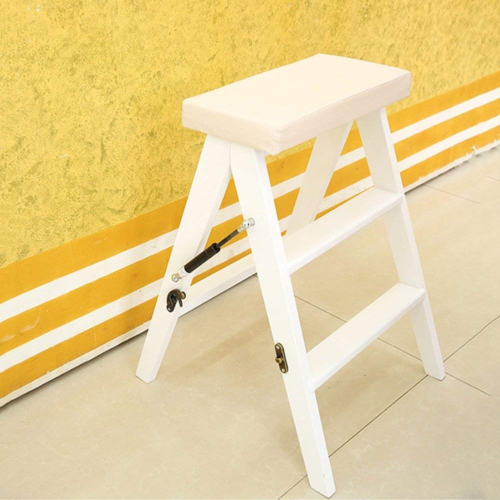 Escaleras y taburetes de doble uso plegables CHEWYNP para el hogar