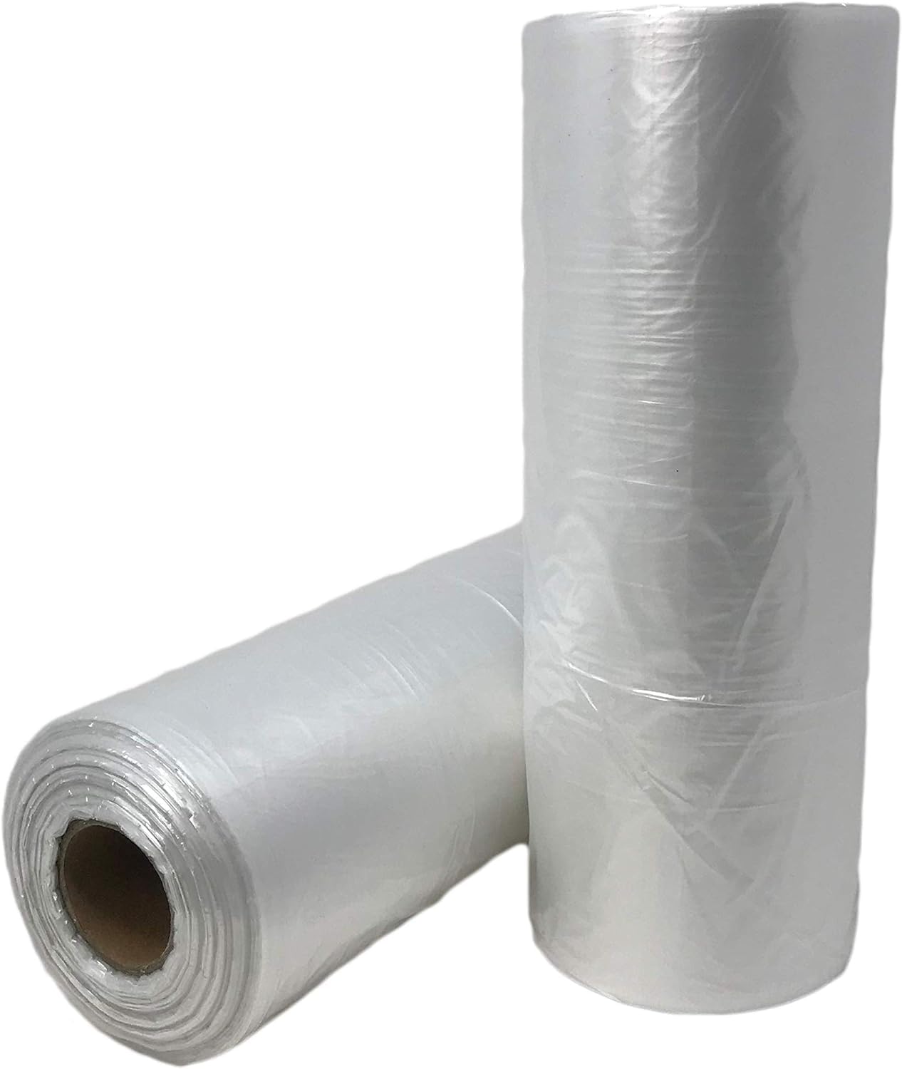 RoyalNa 12" x 16" 390 Bags/Roll Plastic Food Storage Bags, for Vegetable Fruits, Bread, Food Storage (2 ROLLS, 12" X 16")