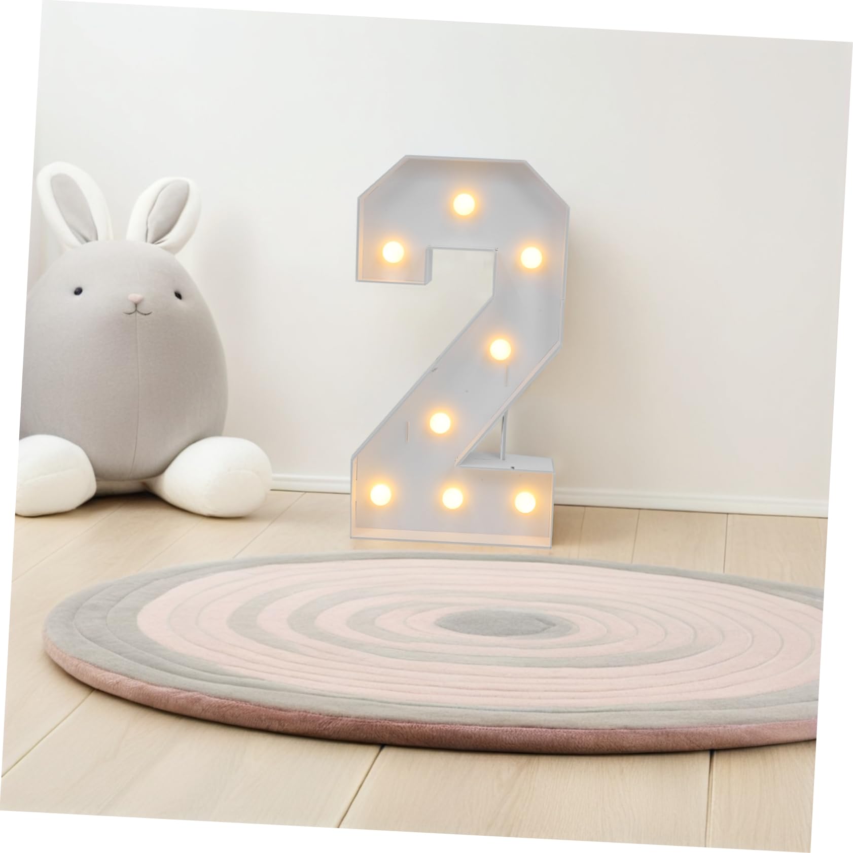 Cabilock 1 Juego De Números Iluminados LED Para Cumpleaños, Alto Brillo, Fácil Instalación, Números De Casa Iluminados Para Fiestas Infantiles Y Reuniones Familiares.