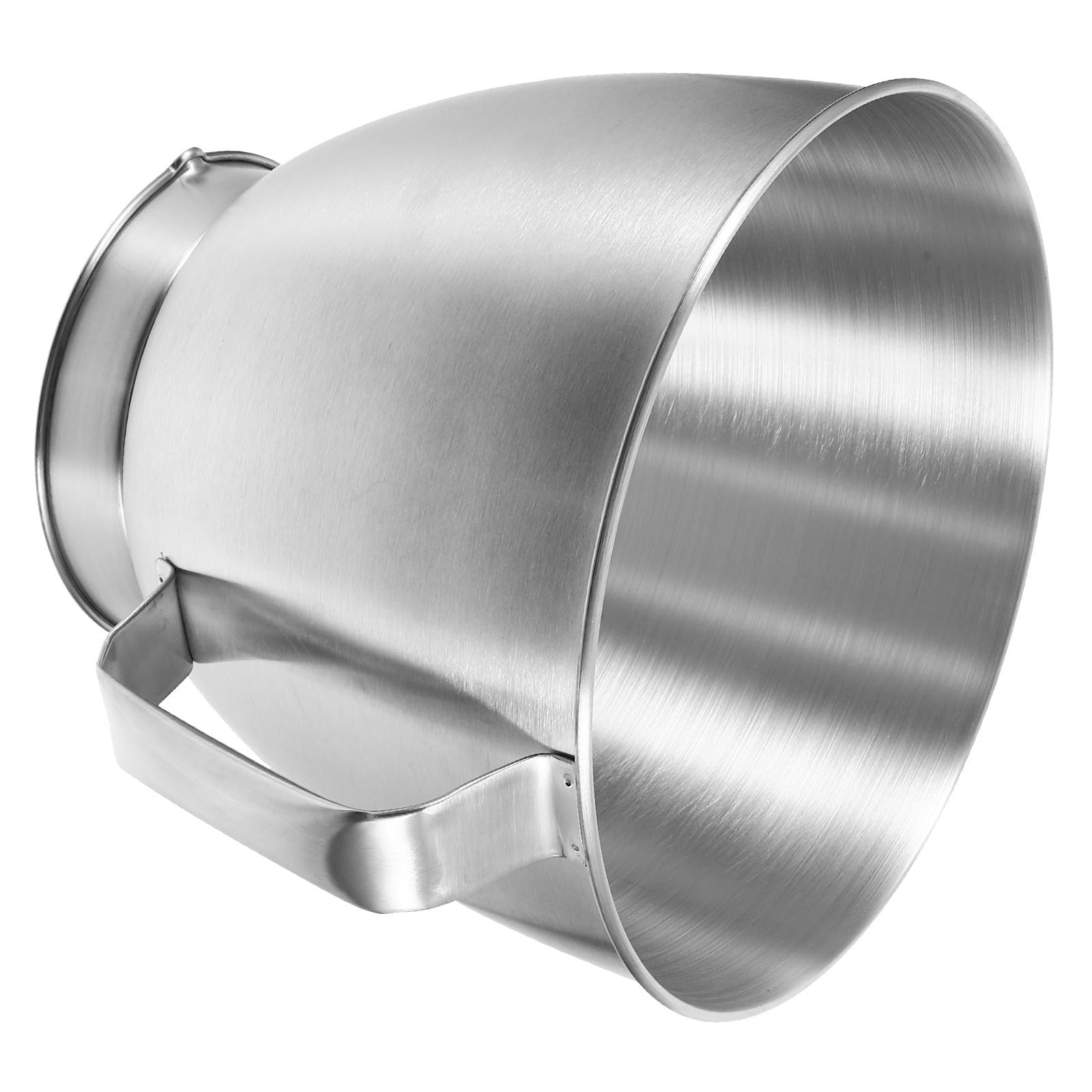 Tazón Grande para Mezclar de Acero Inoxidable 4.5l, Accesorio de Cocina Versátil y Profundo para Batir Huevos y Preparar Alimentos