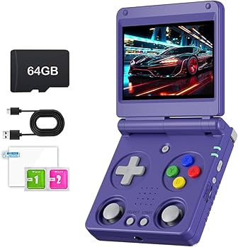 Amazon.co.jp: Anbernic RG34XXSP Flip 携带型ゲーム機 折畳みレトロ