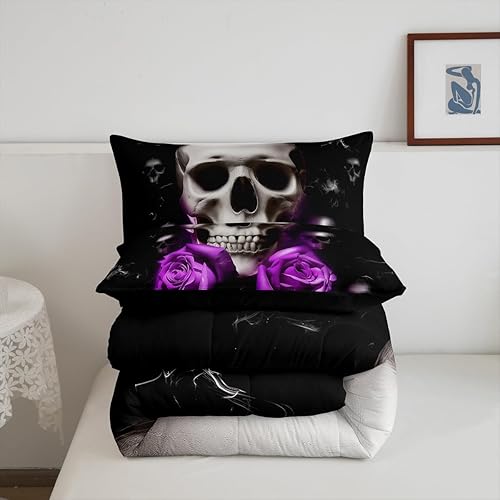 Miniatura 9 de Juego de ropa de cama de piel de vaca con retazos, edredón de piel de vaca con estampado de animales de granja para niños y niñas, edredón de plumón