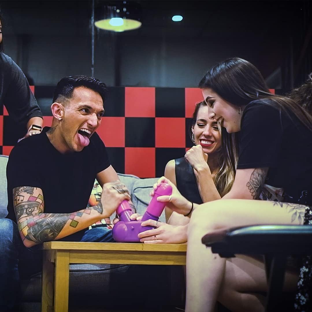 Cum Face - Dual Pump Action Penis Wanking Naughty Party Game - Who is The Fastest Wanker?
