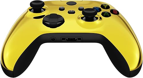 Miniatura 7 de eXtremeRate - Carcasa frontal para Xbox Series X y Xbox S Controller Accesorios personalizados - Controlador no incluido Dorado (Chrome