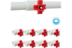 Horizontal Chicken Waterer Nipple with PVC Tee Fitting