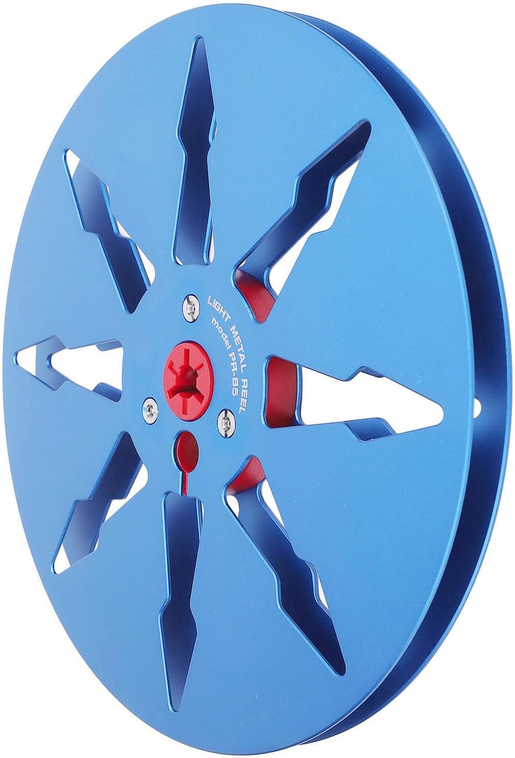 GOTOTOP 1/4 7 Inch Aluminum Tape Reel for Sound Recording, 8 Hole NAB Studer NAB Flange for Studer, Easy Installation Tape Reel Replacement (Blue)