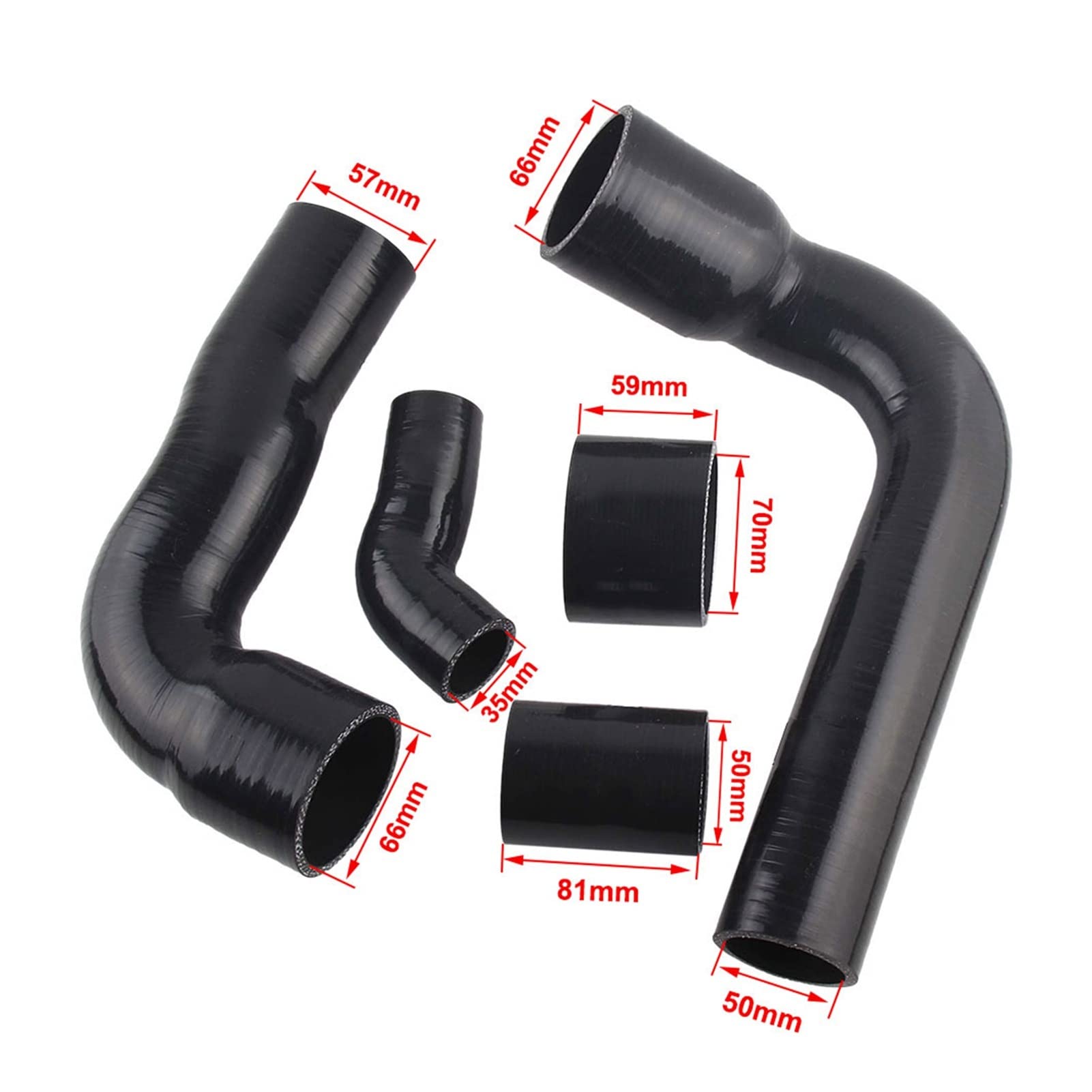 Tomas Aire Tubo Admisión MANGUERAS Turbo Boost DE Silicona para Ford para Focus para RS Mk2 para FMKTFRS2