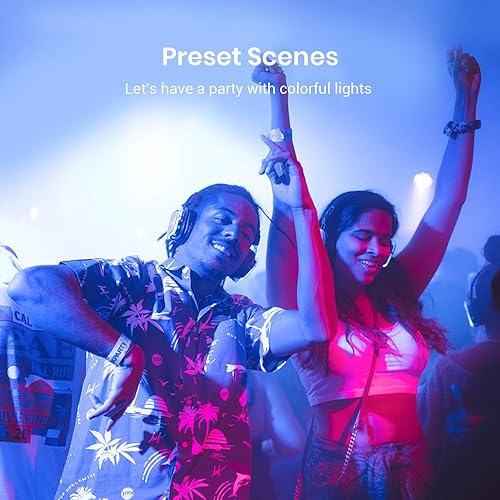 Miniatura 6 de Broadlink Bombilla inteligente, 10 W RGB regulable Wi-Fi LED Smart Light Bulbs cambio de color A19 800 lm, funciona con Alexa, Google Home, Siri e