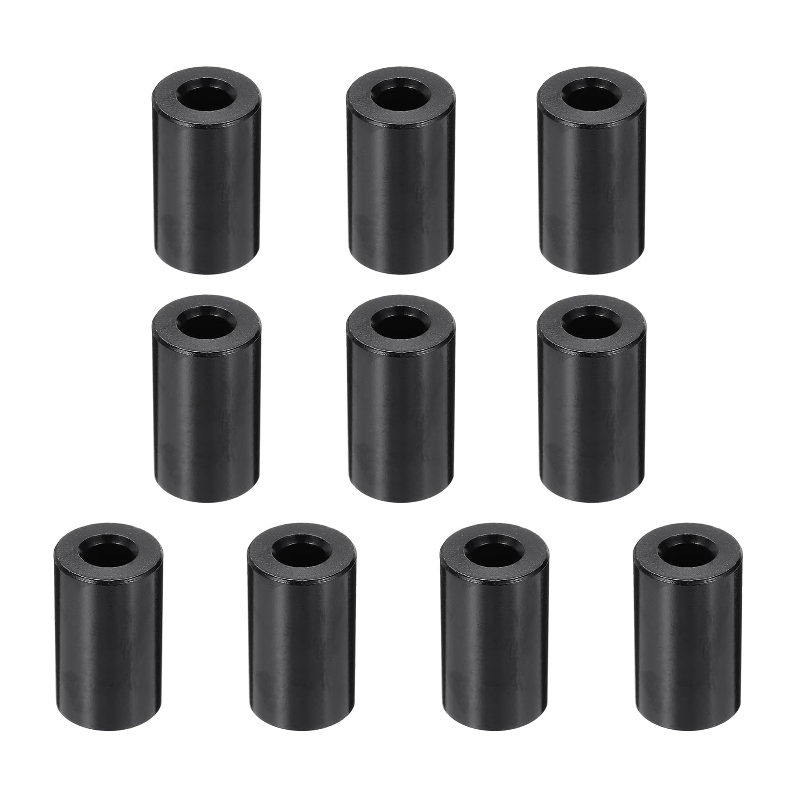 PATIKIL 10pcs M5 Aluminium Spacers, 3/16" ID x 1/2" OD Round Standoff Spacer