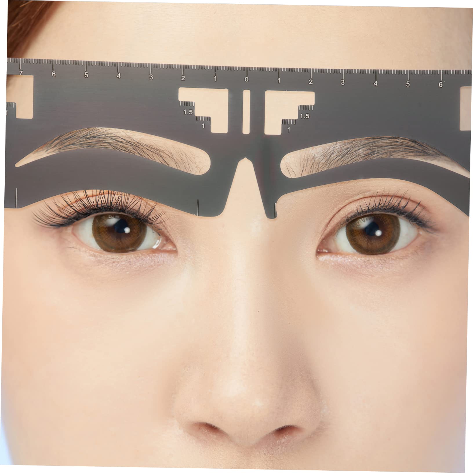 6pezzi Stencil Per Sopracciglia Righello Per Disegnare Sopracciglia Simmetriche Template Per Trucco Facile e Veloce Strumenti Per Makeup Per Donne e Ragazze