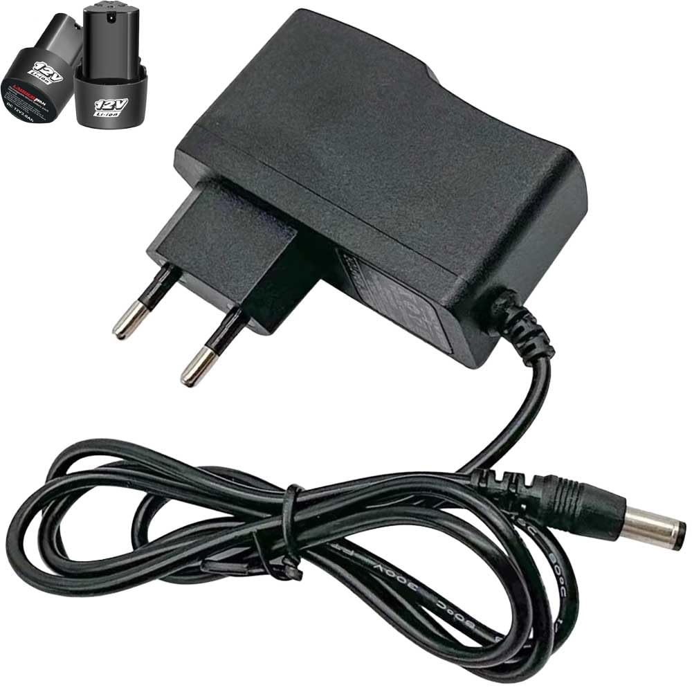 12V Lithium-Ion Battery Charger | Universal AC-DC Adapter for Cordless Drill Machine, Power Tools | Smart Fast Charging | Overload, Overheat & Short Circuit Protection (3Pcs 12V 1A DC Power Adapter)-image-24