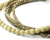 Vista 338 de Handmade Natural Stone Beaded Healing Bracelet Gift for Men Adjustable Rope String Bracelet