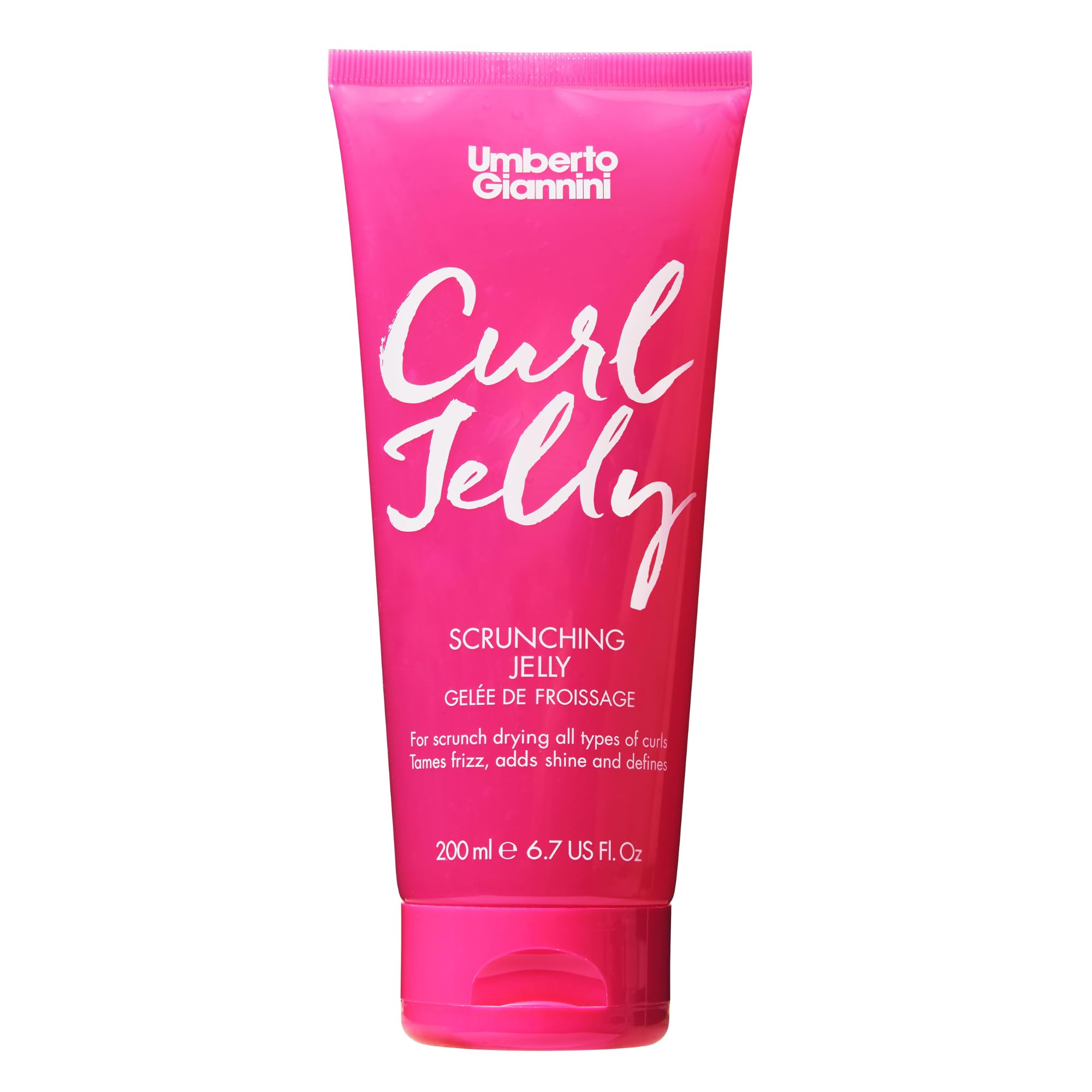 Umberto Giannini Curl Jelly Scrunching Gel| For All Types Of Curls & Waves, Tames Frizz. Adds Shine & Defines | Vegan, Cruelty Free - 200 Ml (Pack Of 1)