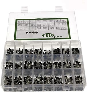 840Pcs TO-92 Transistor Assortment Kit 24 Values Specifications NPN PNP in-line Triode Set