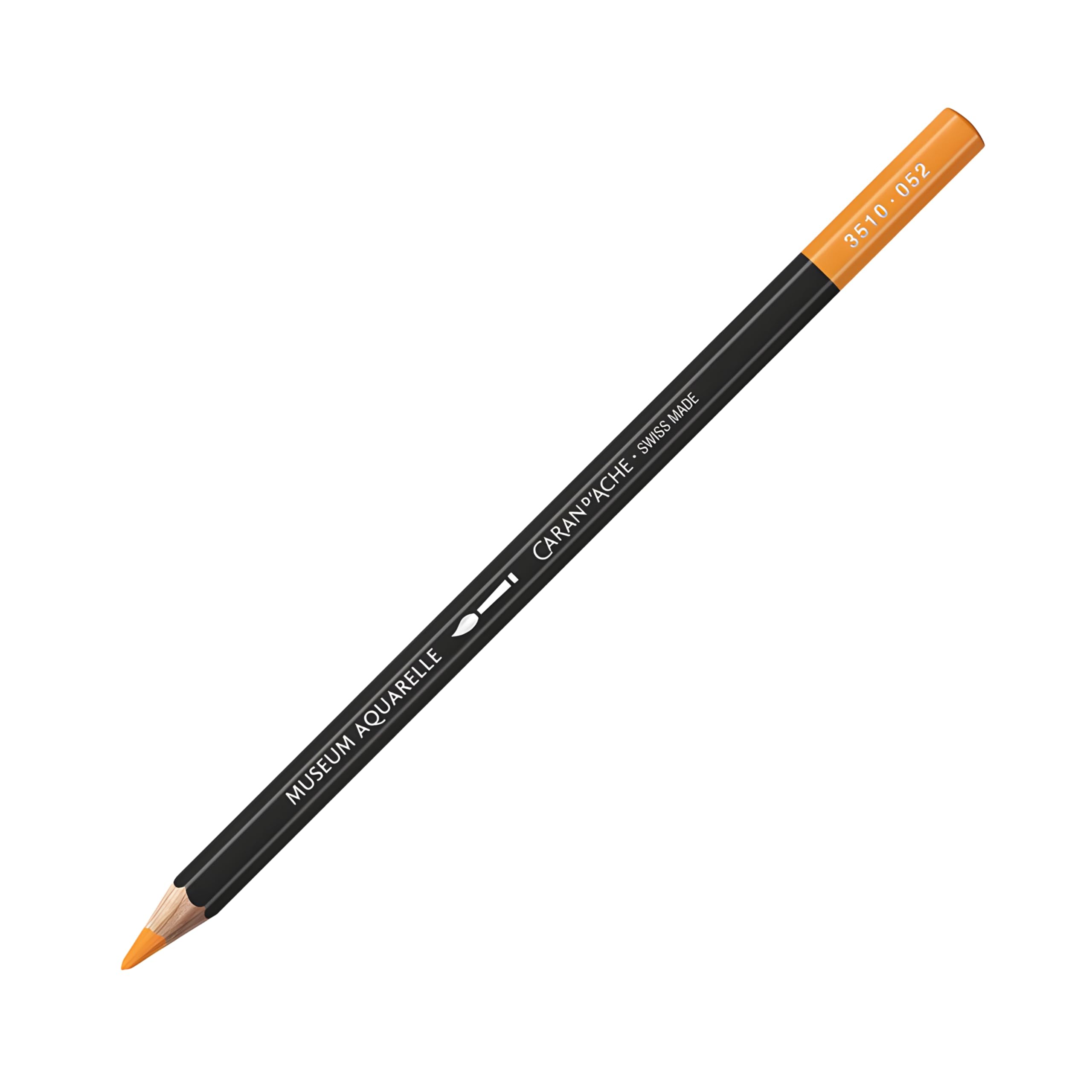 Caran d'Ache Museum Aquarelle Bleistift Museum Aquarelle Bleistift 3510.052/ NR 052 SAFFRON/SAFRAN-FSC (1 Stück/ (Pack of 1)