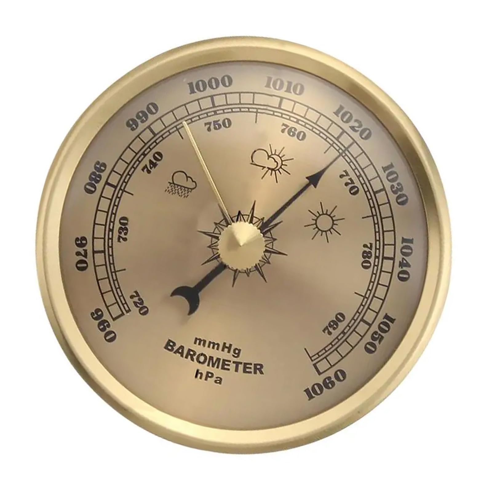 Barometers Mechanical Atmospheric Pressure Gauges Large 70mm High Accuracy for Meteorology Enthusiasts Mechanical Barometers Outdoor