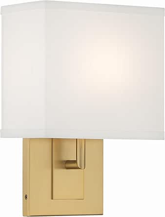 Crystorama Brent 1 Light Vibrant Gold Sconce