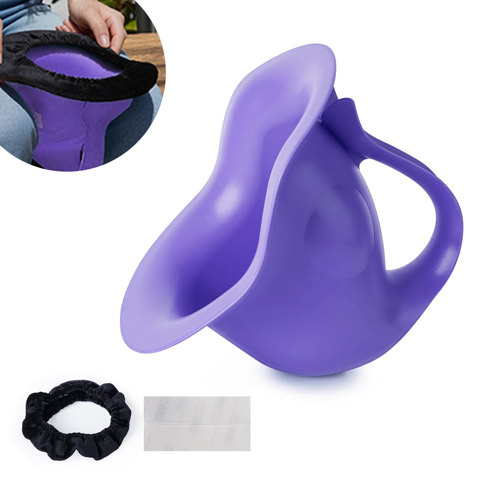 Newborn Baby Potty Trainer, Cute Fish Shape Portable Potty for Infant Potty Training, Diaper Free Use Indoor & Outdoor - 3