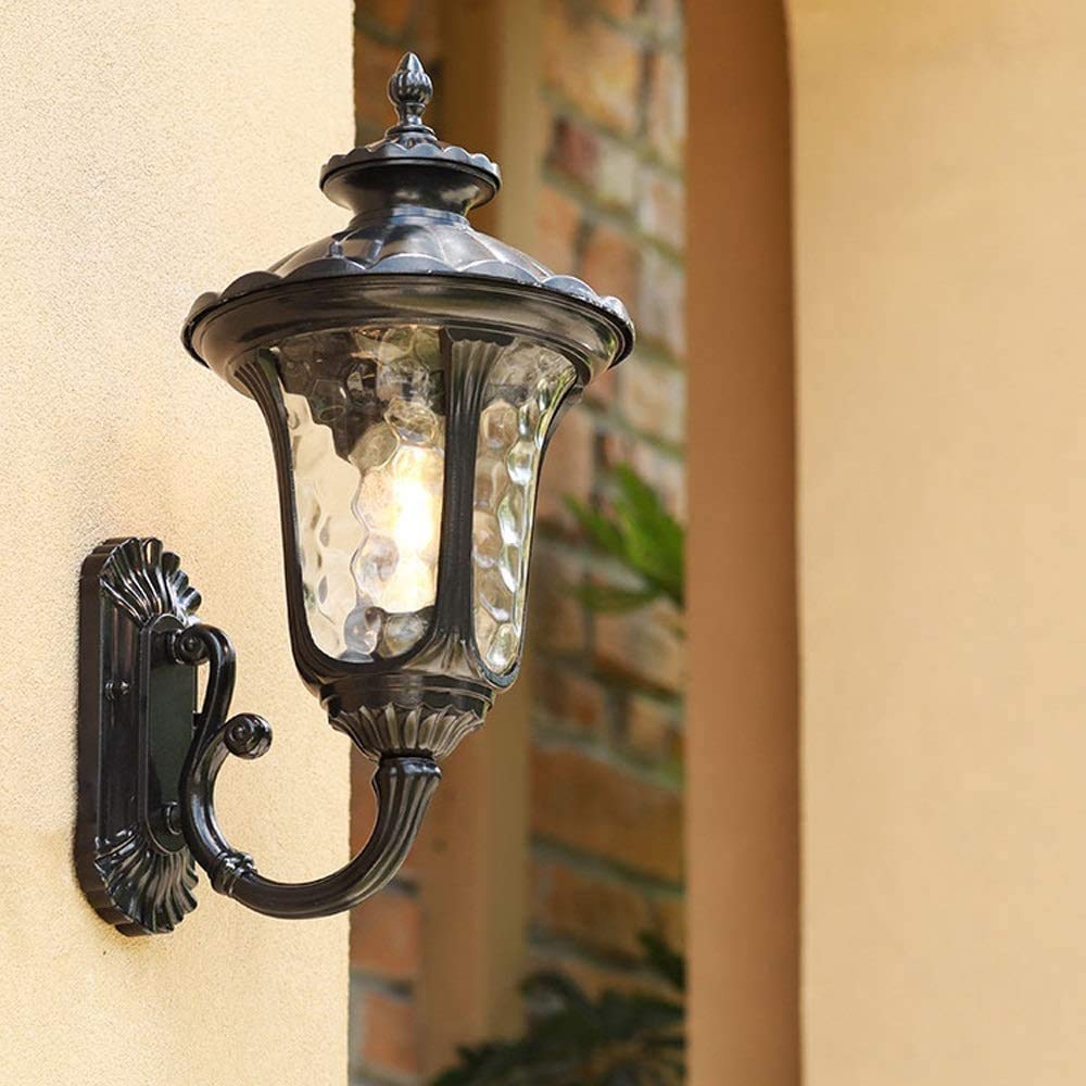 Applique murale extérieure étanche luminaire de chemin et de nuit E27 jardin - 8