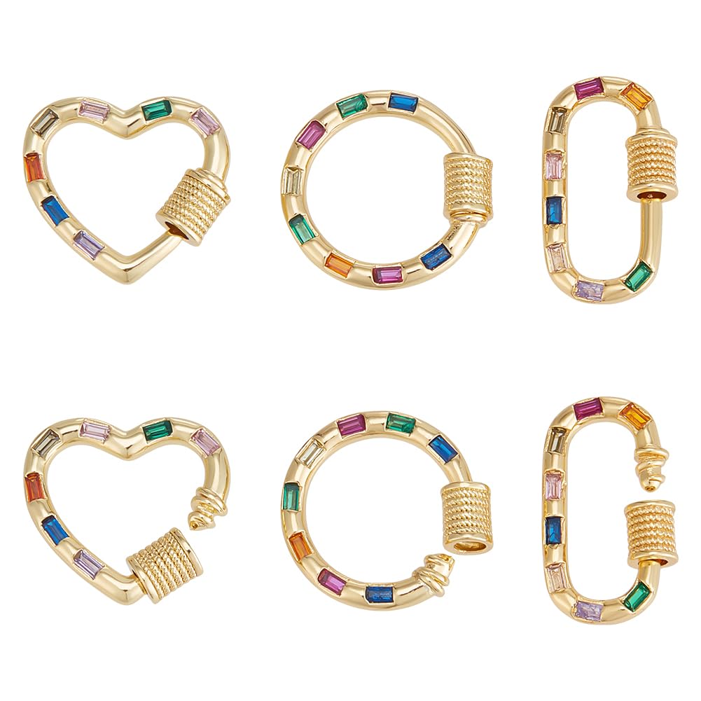 Mousqueton ovale cœur plaqué or fabrication bijoux collier DIY